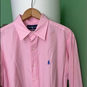 Men’s Pink Ralph Lauren Button Down